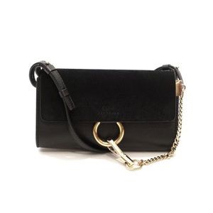 ✨Chloe Mini Faye Black Chain Crossbody Clutch Bag✨